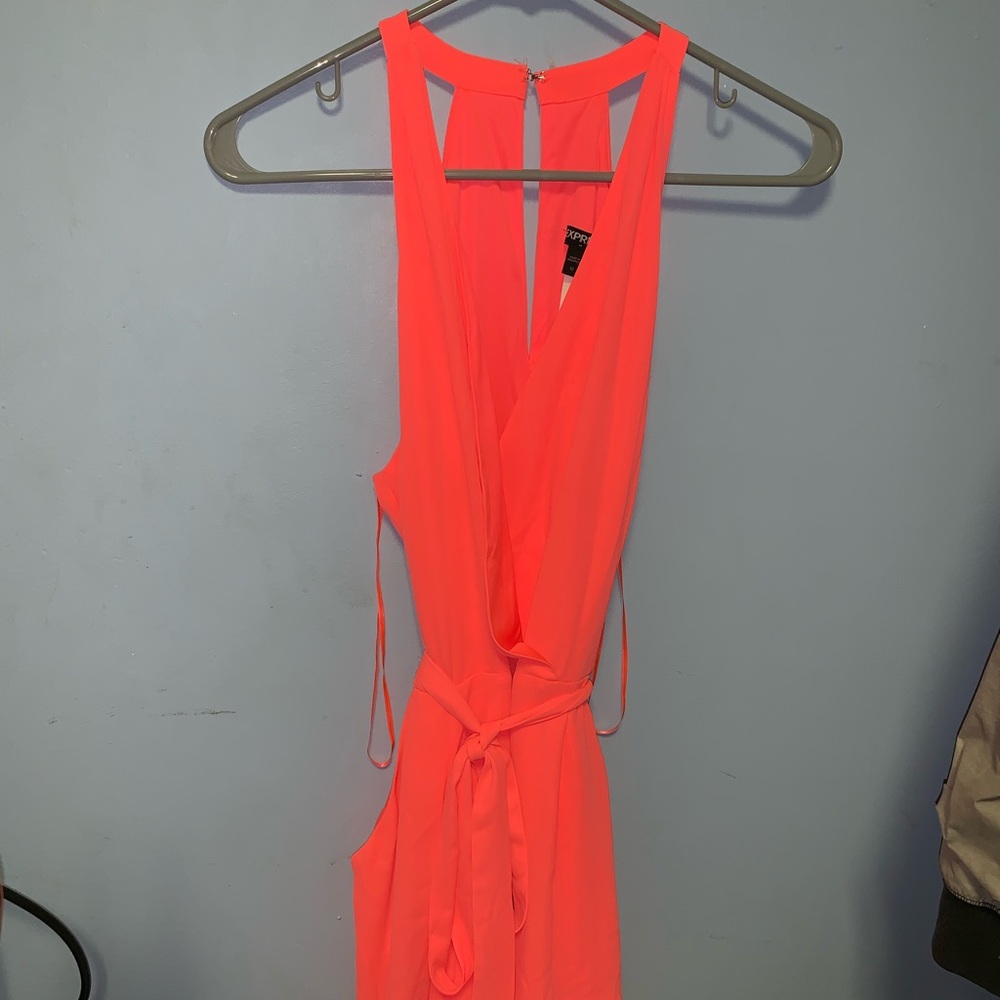 Womans pink romper
